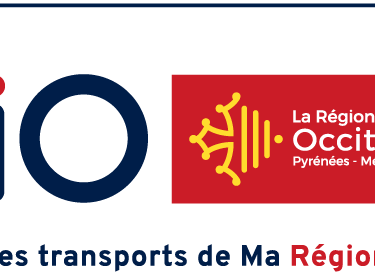liO and La Région Occitanie official logo for regional public transportation services.
