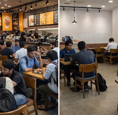 increase store footfall, shop poster ideas, retail marketing with posters, local shop advertising  