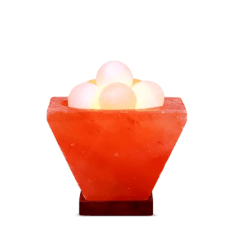 Pink salt lamp inch natural crystal lamp