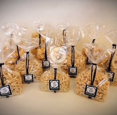 diferentes formas de pasta seca