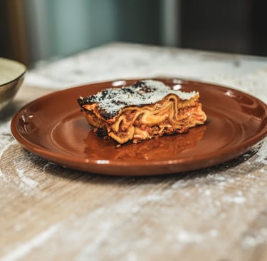 Lasaña al plato