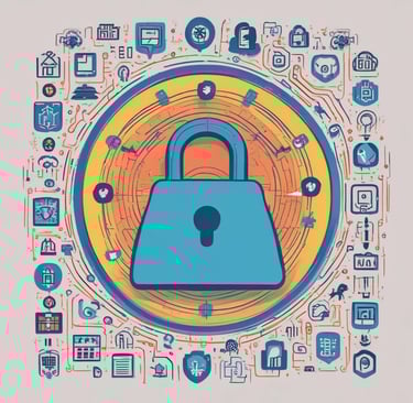 A smartphone displaying the OpenAI logo is resting on a laptop keyboard. The phone screen reflects purple and white light patterns, adding a modern and tech-focused ambiance.