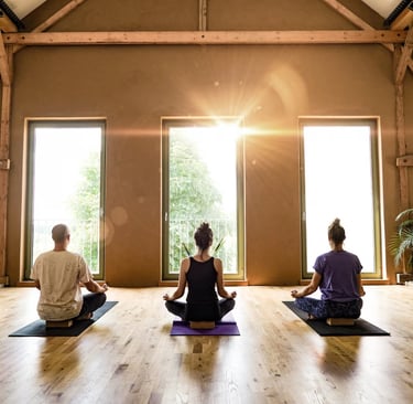 Yoga-Raum im Ding der Möglichkeit