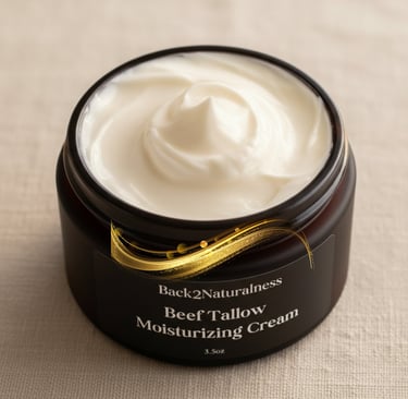 Back2naturalness Tallow Moisturizing cReam for face and body dry skin