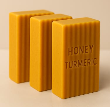 Back2naturalness honey turmeric soap 
