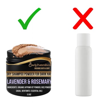 Back2naturalness Lavender Rosemary dry shampoo powder 