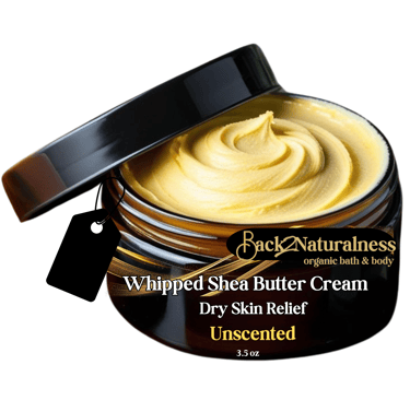 an image of Back2naturalness unscented shea butter cream for dry skin 