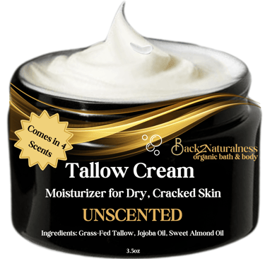 Unscented Tallow Cream for dry skin