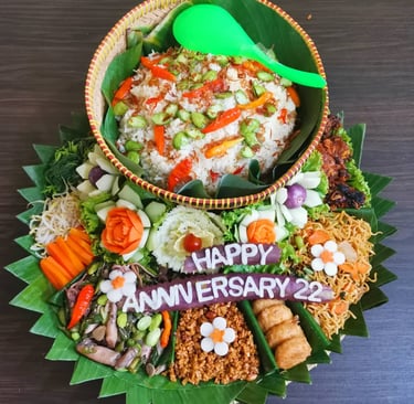 nasi liwet makanan untuk natal