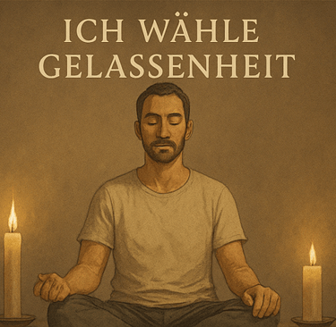 Stoische Stärke ich wähle gelassenheit