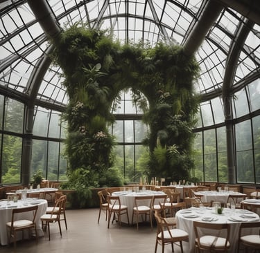 An engaging dining experience highlighting sustainable gastronomy at the campus.