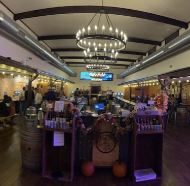 view from front door of main indoor spaces