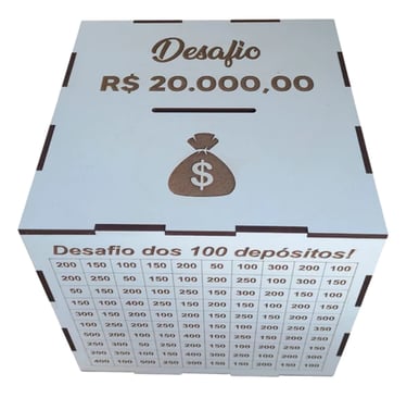 cofre desafio dos 20 mil