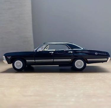 Miniatura do Chevrolet Impala 1967 inspirada em Supernatural