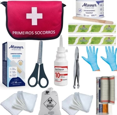 Kit de Primeiros Socorros Completo