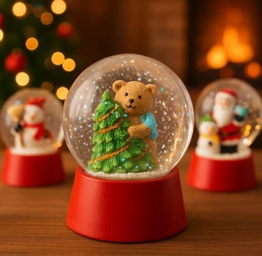 Globo de Neve Natalino decorativo à venda na Shopee com desconto.