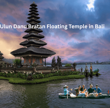 "floating temple" in Bali is Ulun Danu Bratan Temple