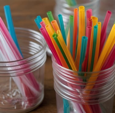 PAJITAS DE PLÁSTICOS