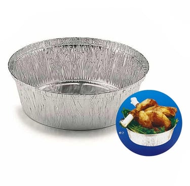 Envase pollo redondo y tapa. 1.500 CC - 125 uds