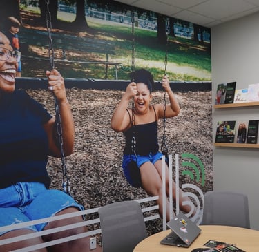 Big Brothers Big Sisters Environmental Graphic Wall