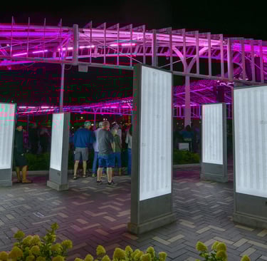 Centennial Plaza NFL Placemaking Monuments