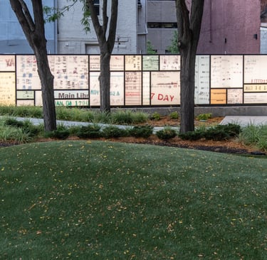 Cincinnati Library Placemaking Monument Wall