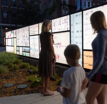 Cincinnati Library Placemaking Monument Wall Design Detail