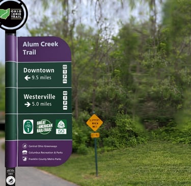 Central Ohio Greenways Trail Signage Designs