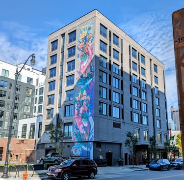 High Water Alley Franklinton Placemaking Monuments Pylon