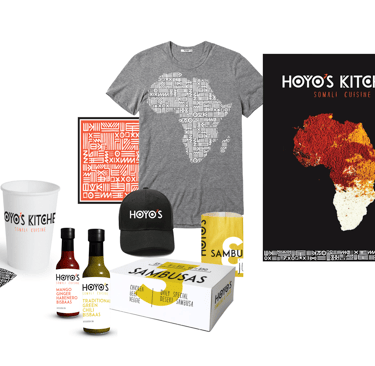Hoyo's Kitchen Branding Collateral and Graphics
