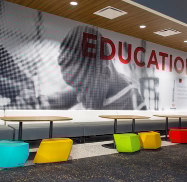 Louisville Urban League Sports & Learning Complex Branded Environmental Graphics