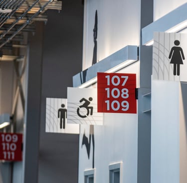 Louisville Urban League Sports & Learning Complex Branded Environmental Graphics Signage