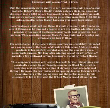 Robert Mason's Story Copywriting