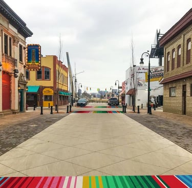 Mexicantown Detroit Placemaking Crosswalk Design