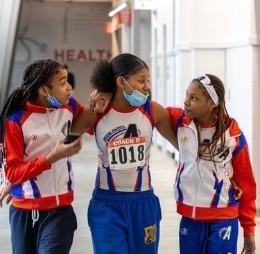 Louisville Urban League Sports & Learning Complex Health Pillar Environmental Graphics