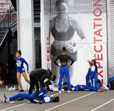 Louisville Urban League Sports & Learning Complex Interior Track Environmental Graphics