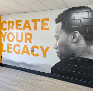 Simmons College of Kentucky Wall Graphic