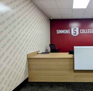 Simmons College of Kentucky Environmental Graphic Signage