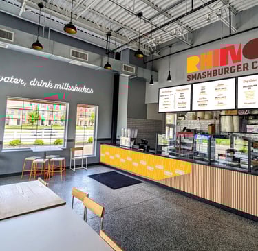 Rhino Smashburger Co. Brand Environmental Graphics