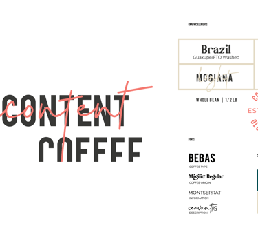 Malcontent Coffee Branding