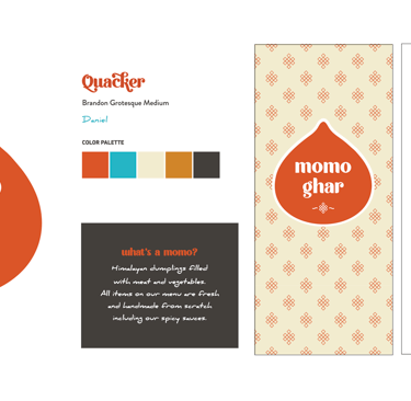 Momo Ghar Branding
