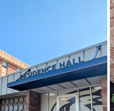 Simmons College of Kentucky Exterior Signage Residence Hall