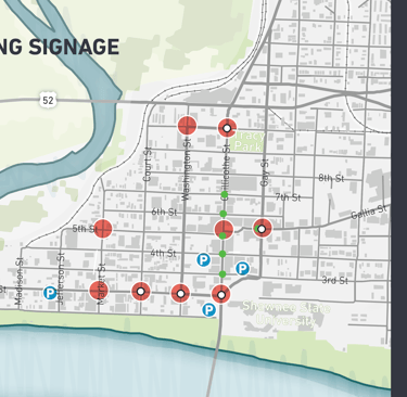 City of Portsmouth Sign Location Plan
