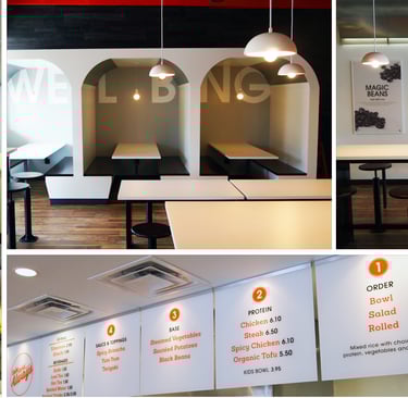 Bibibop Asian Grill Brand Interior Environmental Design