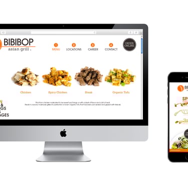 Bibibop Asian Grill Web Design