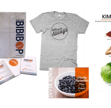 Bibibop Asian Grill Branding and Collateral Design