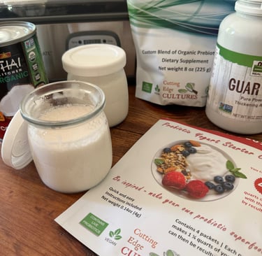 probiotic cultured yogurt