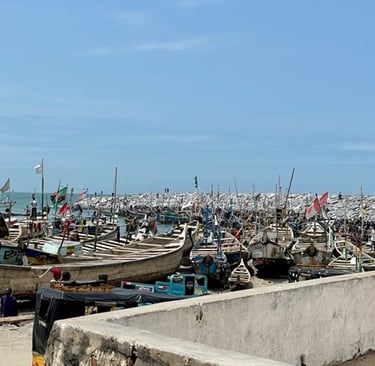 Ghana Cape Coast Castle Hafen Sklavenfestung