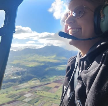 Helikopterflug über O'ahu Hawai'i