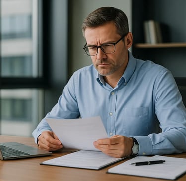 IT Manager reviewing suppliers